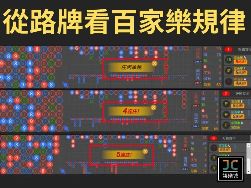 百家樂如何看規律？